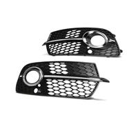 CMJAHU Ajuste for Audi Q5 s-line 2013 2014 2015 2016 2017 cubierta de luz antiniebla parrilla de panal 8RO807681S 8RO807682M 2 uds rejilla de carreras de parachoques delantero(Right Left)