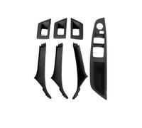 CMJAHU Ajuste for BMW F10 F11 F18 520 523 525 528 51417225865 LHD RHD Panel de puerta interior del pasajero del coche manija tirador embellecedor cubierta(RHD Black)