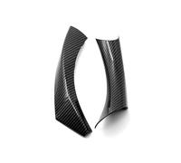 CMJAHU Ajuste for BMW Serie 3 E90 E91 316 318 320 325 328i, 3 colores, accesorios for coche, textura de carbono, manija de puerta izquierda/derecha, cubierta embellecedora.