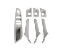 CMJAHU Ajuste for BMW Serie 5 F10 F11 F18 520i 523i 525i 528i 535i LHD RHD Manija de puerta de pasajero interior mejorada nueva moldura de panel interior(LHD Gray)