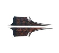 CMJAHU Ajuste for BMW Serie 7 F01/F02 2009-2015 730 740 750 760, cubierta protectora for manija de puerta interior de coche.(Front Mahogany)