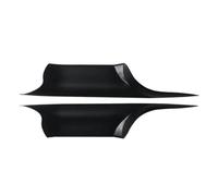 CMJAHU Ajuste for BMW Serie 7 F01/F02 2009-2015 730 740 750 760, cubierta protectora for manija de puerta interior de coche.(Rear Matt Black)