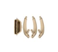 CMJAHU Ajuste for BMW X3 X4 F25 F26 51419209216 manija interior de la puerta del coche izquierda derecha panel interior tirador cubierta embellecedora(Beige LHD 1 Set)