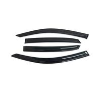 CMJAHU Ajuste for H0nda Civic Hatchback 10. ª generación 2016 2017 2018 2019 2020 2021, Protector acrílico Negro for Ventana de Coche, Cubierta for Visera Protectora for Lluvia