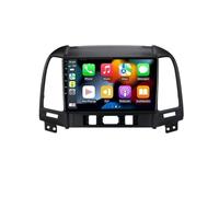 CMJAHU Ajuste for Hyundai Santa Fe 2 2006-2012 Autoradio estéreo 2din Unidad Principal Android 15 Carplay Auto Pantalla 2K Radio Reproductor Multimedia(2K 8G-128G 360 DVR)