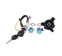 CMJAHU Ajuste for P-e-u-g-e-o-t 206 207 C-i-t-r-o-e-n C2 nuevo Kit de bloqueo de llave central de puerta de tanque de combustible de encendido de coche con Chip de Control remoto