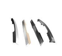 CMJAHU Ajuste for Toyota Corolla Levin 2014-2018 7464602430, moldura interior de manija de puerta delantera, cubierta interior del reposabrazos(Beige Silver 1 pair)