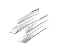 CMJAHU Ajuste for VW Tiguan 2008 2009 2010 2011 2012 2013 2014 2015 2016 manija interior de la puerta del coche tirador cubierta embellecedor accesorios interiores(Silver)