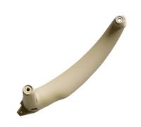 CMJAHU Apto for BMW E70 E71 X5 X6 2007-2013. Juego de 1 pieza de manija de repuesto for reposabrazos de puerta interior del asiento del conductor delantero izquierdo.(Beige right)