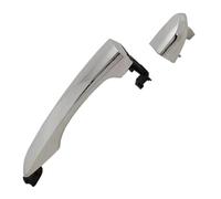 CMJAHU Apto for Hyundai Tucson 2016-2020 82651D3710 83651D3010 Manija de puerta exterior cromada delantera trasera izquierda derecha Manija de llave inteligente(Rear Left Side)