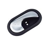 CMJAHU Apto for Renault, Nissan, Dacia, Opel, Megane, Clio, Scenic, Thalia, Twingo, Master 8200028486, 8200028487, manija interior de puerta plateada, izquierda o derecha.(Right Side 1pc)
