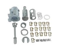 CMJAHU Cilindro de barril de cerradura de puerta izquierda y derecha, compatible con SEAT IBIZA CORDOBA CADDY, 2 LLAVES AL012 6L3837167/168B(Right Repair Set)