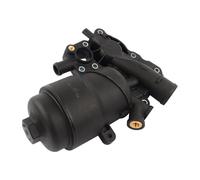 CMJAHU Compatible con A6, A7, A8, Q5, Q7, Touareg 3.0L (2013-2016), carcasa del filtro de aceite del motor 059115389P con termostato de refrigerante de repuesto.