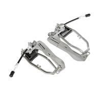 CMJAHU Compatible con BMW X5 E53 2000-2006, accesorios for coche 51218243615 51218243616, 1 par de manijas de puerta, interior, exterior, delanteras, izquierda y derecha.