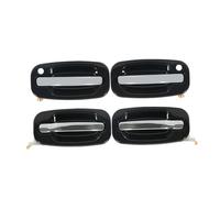 CMJAHU Compatible con Chevrolet Avalanche Silverado Tahoe, GMC Sierra Yukon y Cadillac Escalade 00-06, 4 manijas exteriores for puerta delantera, trasera, izquierda y derecha.