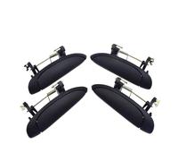 CMJAHU Compatible con DACIA LOGAN SANDERO RENAULT CLIO MK2 MEGANE #7700433075, 7700433076 ISANCE Manija de puerta exterior delantera trasera izquierda derecha(Set of 4 Sides)