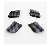CMJAHU Compatible con Ford Focus 2 MK2 2005-2011, Accesorios for Coche, Botones del Volante, Panel de Cubierta, Pegatinas embellecedoras de Fibra de Carbono.(Carbon fiber4pc)