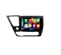 CMJAHU Compatible con H0nda Civic 9 2013-2016, navegación, Radio, GPS, estéreo, 2 DIN, Unidad Principal, Android 15, Carplay, Reproductor Multimedia for Coche.(2K 12G-256G CAM DVR)
