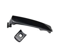 CMJAHU Compatible con Infiniti FX35 FX45 2003-2008 82646-AM805 80645-AM805 Manija de puerta exterior delantera, trasera, izquierda/derecha, 1 pieza, negra, con/sin orificio(With Hole)
