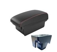 CMJAHU Compatible con la consola central del reposabrazos del coche V-W TERA 2025 con accesorio de almacenamiento USB de doble capa for la modificación del Interior del coche(A3 Black white NOUSB)
