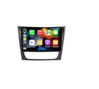 CMJAHU Compatible con Mercedes Benz Clase E W211 2002-2008, autorradio estéreo 2DIN, Android 15, Carplay, Pantalla 2K, Reproductor Multimedia for Coche.(2K 12G-256G 360 DVR)