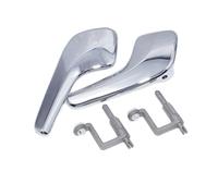 CMJAHU Compatible con Opel Vauxhall Corsa D 2006-2014 13297813,13297814 1 o 2 piezas de manija interior de puerta cromada izquierda del conductor o derecha del pasajero(Left Right 2Pcs)