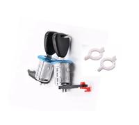 CMJAHU Compatible con Renault Master MK2 1998-2009 7701470944 7701470945 Cerradura de puerta delantera izquierda derecha Cilindro de cerradura de puerta de coche con 2 llaves