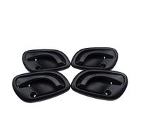 CMJAHU Compatible con Suzuki Jimny 1998-2019 y Grand Vitara 1998-2005, manija interior de puerta interior gris y negra, delantera, trasera, izquierda, derecha, izquierda y derecha.(Black)