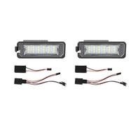 CMJAHU Compatible con VW Passat B6 CC Eos Golf 4 5 6 7 MK7 Polo Superb Lupo Scirocco Seat Leon Altea Ibiza, luz LED for matrícula.(2pcs)