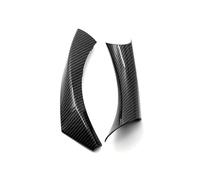 CMJAHU Cubiertas de manija de puerta izquierda y derecha de fibra de carbono for BMW Serie 3 E90 E91 E92 RHD LHD manija interior de puerta(Rear Right 1 Pc)