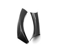 CMJAHU Cubiertas de manija de puerta izquierda y derecha de fibra de carbono for BMW Serie 3 E90 E91 E92 ABS RHD LHD Juego interior(Front Right 1 Pc)