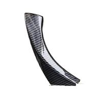CMJAHU Cubiertas de manija de puerta izquierda y derecha de fibra de carbono for BMW Serie 3 E90 E91 E92 ABS RHD LHD Juego interior(LHD 3 Pcs Set)