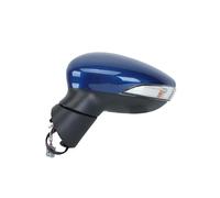 CMJAHU Espejo retrovisor lateral calefactable y plegable manual for Ford Fiesta MK7 2013 2014 2015 2016 2017, accesorios for coche, 6/8 pines.(Army green)