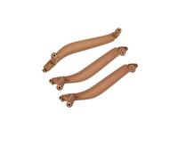 CMJAHU Juego de 3 manijas interiores de puerta de coche con volante a la izquierda, repuesto for BMW X5, X6, F15, F16 (2014-2018)(Brown)