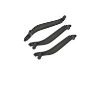 CMJAHU Juego de 3 manijas interiores de puerta de coche con volante a la izquierda, repuesto for BMW X5, X6, F15, F16 (2014-2018)(Black)