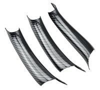 CMJAHU Juego de 3 manijas laterales for puerta de coche, reposabrazos, embellecedor, accesorios en negro carbono, for BMW X5, F15, X6, F16 (2014-2018, LHD, RHD)(Carbon RHD 3 Pcs)