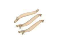CMJAHU Juego de 3 piezas de cubierta de manija de puerta interior de pasajero for BMW X5, X6, F15, F16, 2014, 2015, 2016, 2017, 2018, LHD, RHD.(Beige)