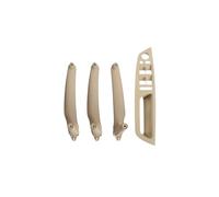 CMJAHU Juego de 4 cubiertas embellecedoras for manija de puerta interior de coche, repuesto for reposabrazos, for BMW E70, E71, E72, X5, X6, LHD, RHD(Model A RHD Beige)