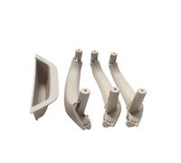 CMJAHU Juego de 4 cubiertas for manija de puerta interior de coche, panel interior, reposabrazos, moldura de repuesto for BMW X3, X4, F25, F26 (2010-2016), LHD, RHD(LHD 4PCS Oyster)