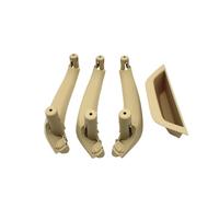 CMJAHU Juego de 4 cubiertas for manija de puerta interior de coche, panel interior, reposabrazos, moldura de repuesto for BMW X3, X4, F25, F26 (2010-2016), LHD, RHD(RHD 4PCS Beige)