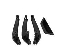 CMJAHU Juego de 4 cubiertas for manija de puerta interior de coche, panel interior, reposabrazos, moldura de repuesto for BMW X3, X4, F25, F26 (2010-2016), LHD, RHD(RHD 4PCS Black)