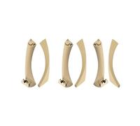 CMJAHU Juego de manijas de puerta interior de repuesto for BMW Serie 3 E90 E91 E92 316 318 320 325 328i 2004-2012 LHD RHD Beige Negro Gris(RHD Beige)