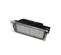 CMJAHU Luz de matrícula LED Canbus for coche Renault Megane 2, Clio 3, Laguna 2, Espace 4, Twingo Master Vel, 1/2 piezas, 18 SMD.(1PC)