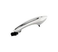 CMJAHU Manija de puerta de acceso exterior cómoda for BMW F02, F10, F06 y F07, reemplazo sin llave for BMW Serie 5, 6 y 7, color negro, blanco y marrón.(White Front Left)