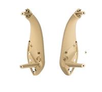 CMJAHU Manija de puerta interior compatible con BMW F30, F80, F31, F32 y F34, for BMW Serie 3 y 4, tirador de puerta interior de coche, dos piezas.(Front Beige 2pcs)