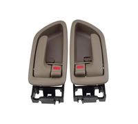 CMJAHU Manija de puerta interior for Toyota Sequoia, Tundra, Avalon, delantera o trasera, izquierda, izquierda o derecha, derecha, beige, gris, cromada, 1/2/4 piezas(Beige,2Pcs L R Pair)