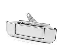 CMJAHU Manija exterior de puerta trasera for Toyota Hilux (1989, 1990, 1991, 1992, 1993, 1994, 1995, 6909089101, 6909089102), color plateado y negro.(Silver)