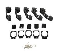 CMJAHU Manijas de puerta exterior y trasera for Jeep Wrangler JK 2007-2017, JL 2018+, JT 2019+, 5 unidades, color negro