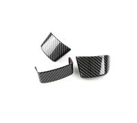 CMJAHU Parche Decorativo for Volante de automóvil Compatible con VW Golf 5 MK5 Passat B6 Jetta Tiguan 2007-2011(Carbon Fibre)