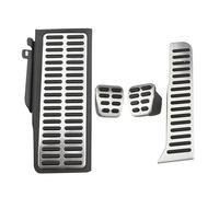 CMJAHU Pedal de freno de gas for Volkswagen VW CC Passat B6 B7 R36 R-line Skoda Superb LHD, cubierta de pedal de freno de gas(MT With Rest Pedal)